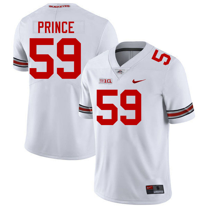 Isaiah Prince Ohio State Buckeyes Jersey College Football Uniforms-White